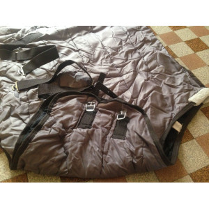 Couverture de box marron