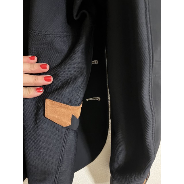 Veste Horse Pilot noire et marron