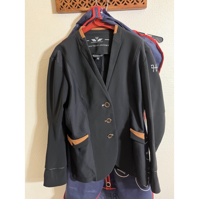 Veste Horse Pilot noire et marron