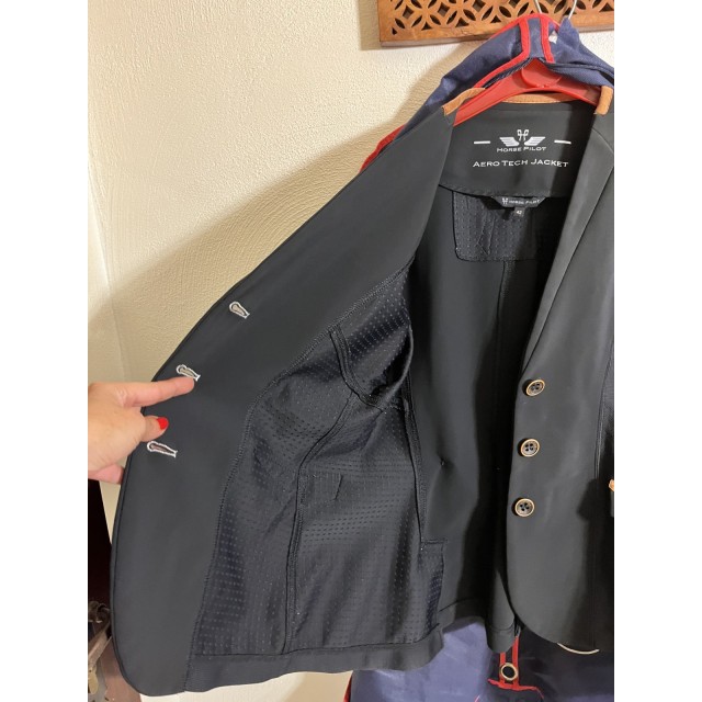 Veste Horse Pilot noire et marron
