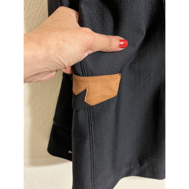 Veste Horse Pilot noire et marron