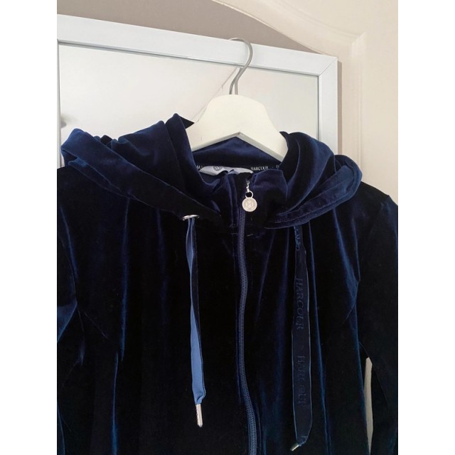 veste sweat harcour velours