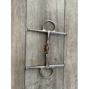 mors à aiguille et roulette en cuivre 115 mm