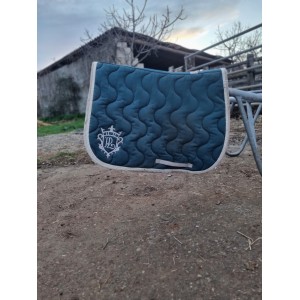 Tapis penelope bleu canard