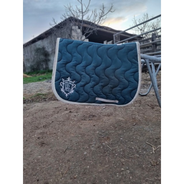 Tapis penelope bleu canard