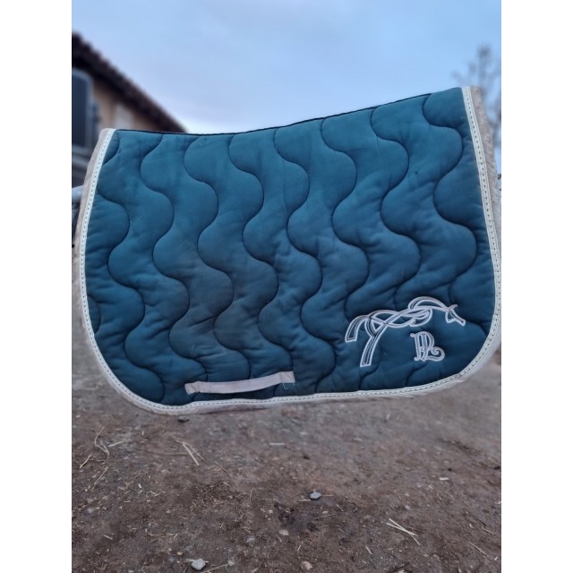 Tapis penelope bleu canard