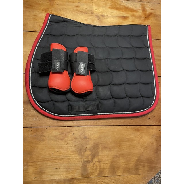 Ensemble tapis, guêtres