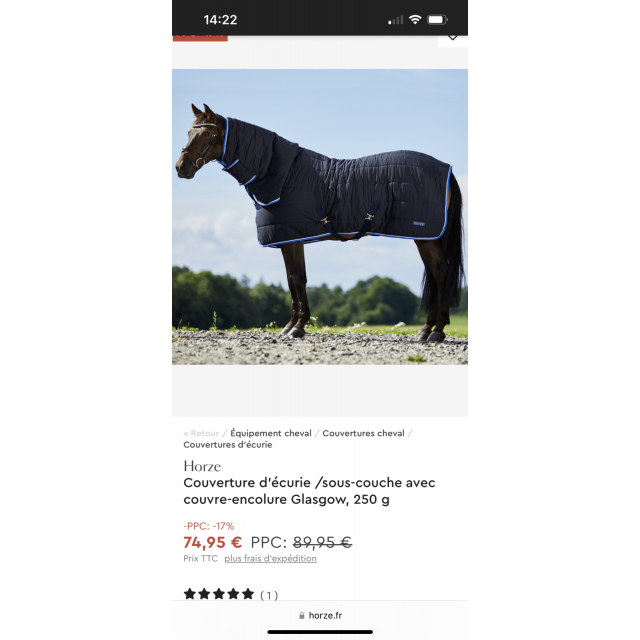 Couverture horze d’écurie