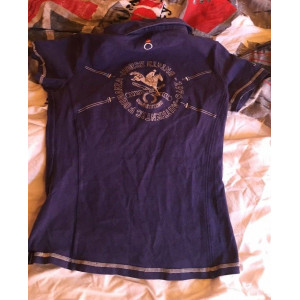 Polo fouganza 12 ans bleu marine