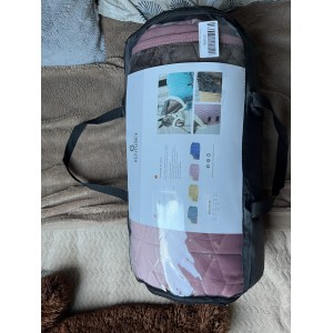 Couverture Kentucky velvet rose