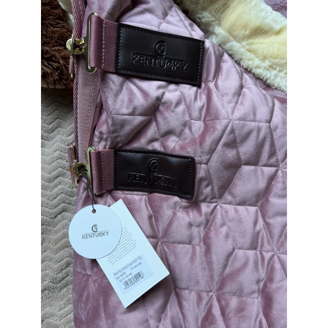 Couverture Kentucky velvet rose