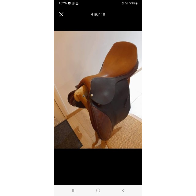 Selle mixte Bruno Delgrange 17.5 pouces
