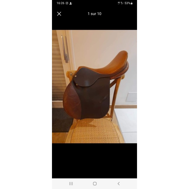 Selle mixte Bruno Delgrange 17.5 pouces