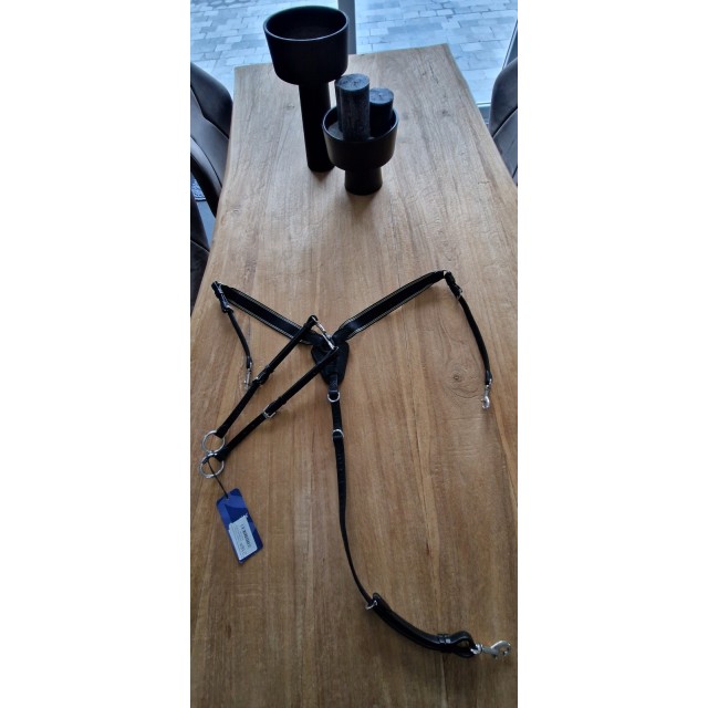 Collier de chasse avec martingale 3point