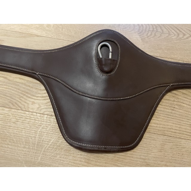 Sangle en cuir brun