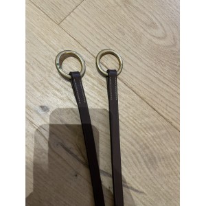 Martingale cuire brun