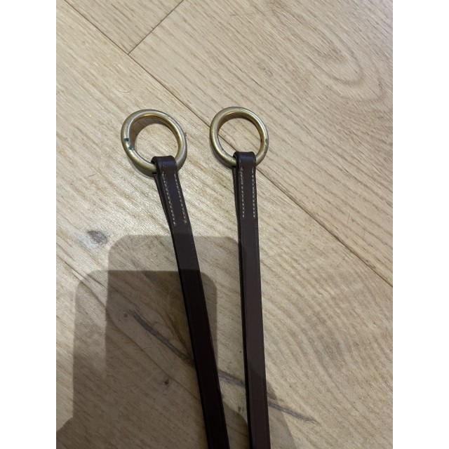 Martingale cuire brun