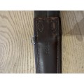 Sangle en cuir brun
