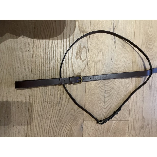 Martingale cuire brun