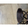 Bridon en cuir brun taille cheval