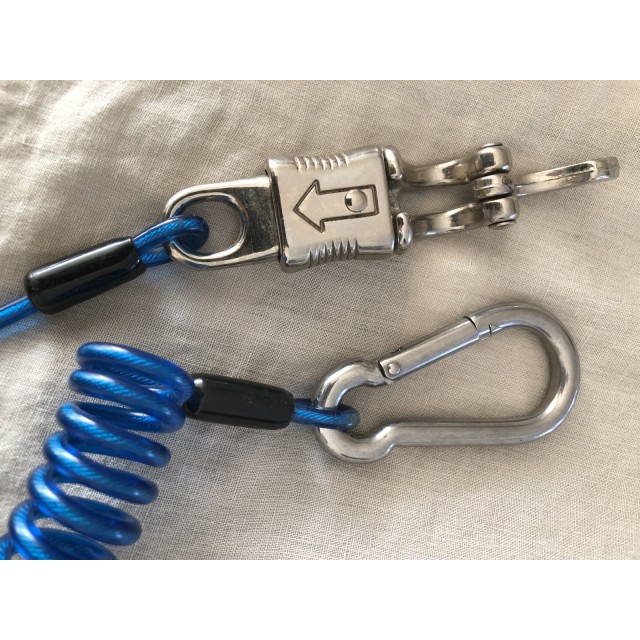 ATTACHE \ CORDE mousqueton relache rapide