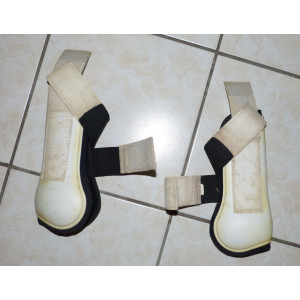 Guêtres et protège-boulets Norton blancs cheval