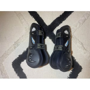 Guetres veredus carbon gel vento taille cheval NOIR