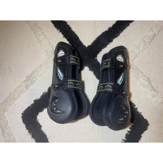 Guetres veredus carbon gel vento taille cheval NOIR