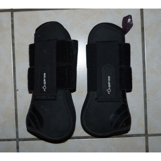 Guêtres noires cheval