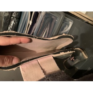 Guetre Norton gris et rose