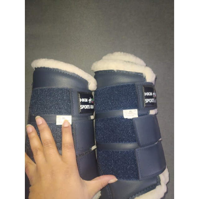 2 paires de Guêtres fermées HKM taille XL