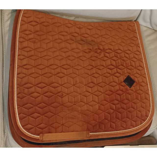 Tapis Kentucky velvet orange dressage