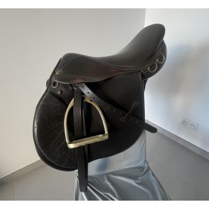 SELLE MIXTE MARRON 17'5