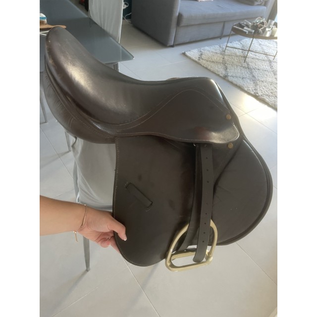 SELLE MIXTE MARRON 17'5