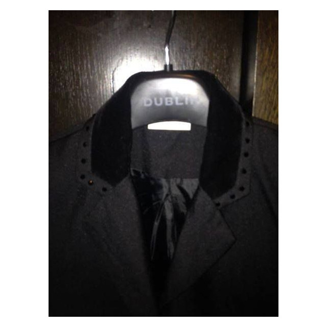 veste de concours noire modèle Dublin avec strass - taille 152 cm