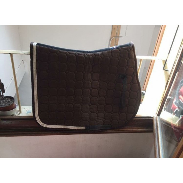 Tapis marron/strass Equiline