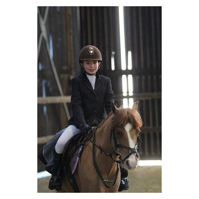 veste de concours noire modèle Dublin avec strass - taille 152 cm