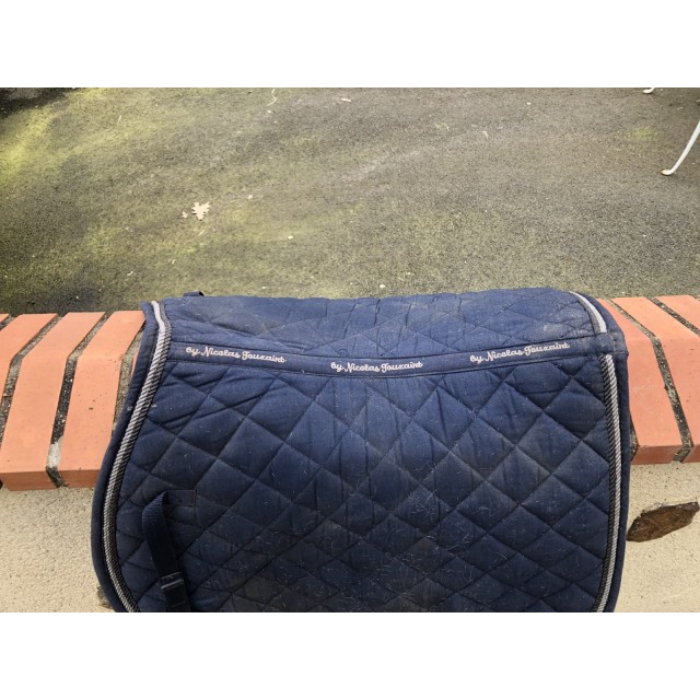 Tapis bleu marine Nicolas Touzaint