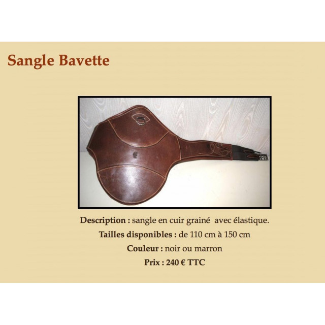 Sangle bavette
