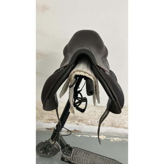 SELLE CHIBERTA K Devoucoux 16,5 pouces Marron