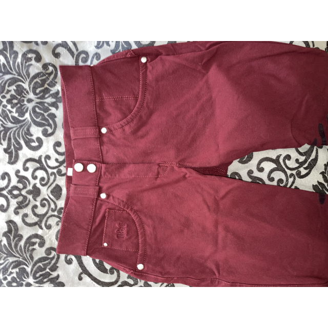 FLAGS & CUP - PANTALON D'ÉQUITATION FEMME PUSH UP BORDEAUX