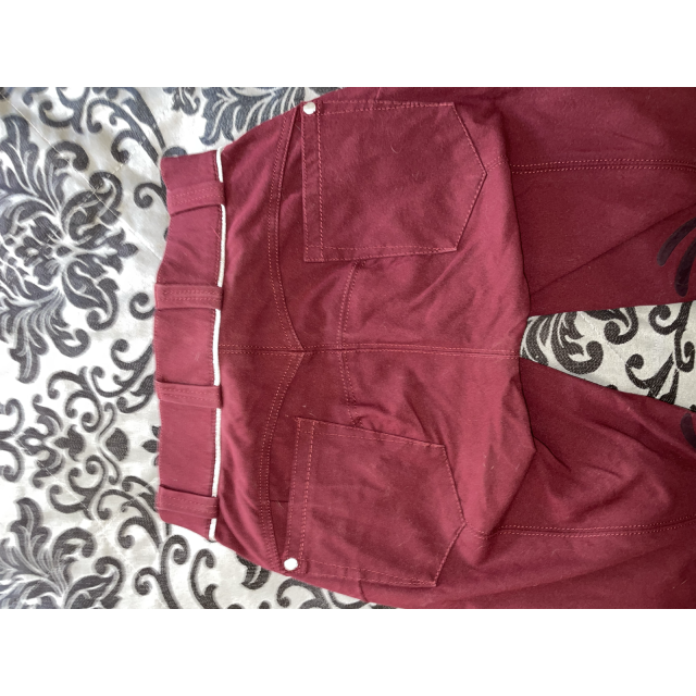 FLAGS & CUP - PANTALON D'ÉQUITATION FEMME PUSH UP BORDEAUX