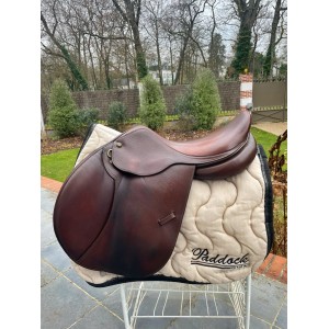 Selle mixte PDAH 16" cuir marron