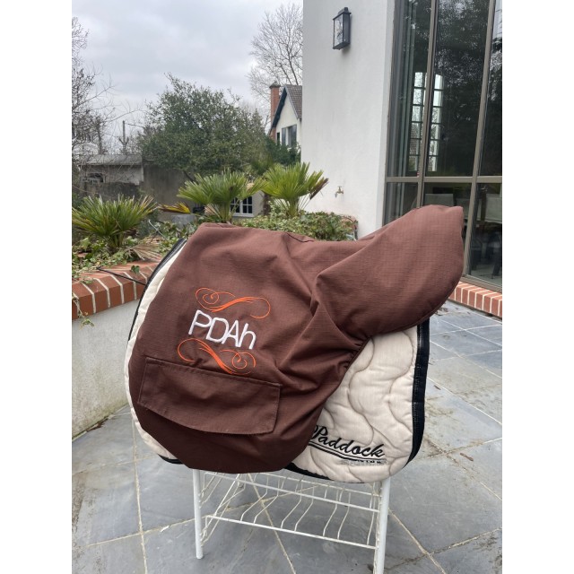Selle mixte PDAH 16" cuir marron
