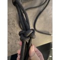Licol en corde, noir, taille cob