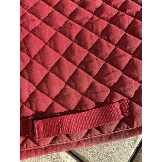 Tapis de selle rouge Fouganza