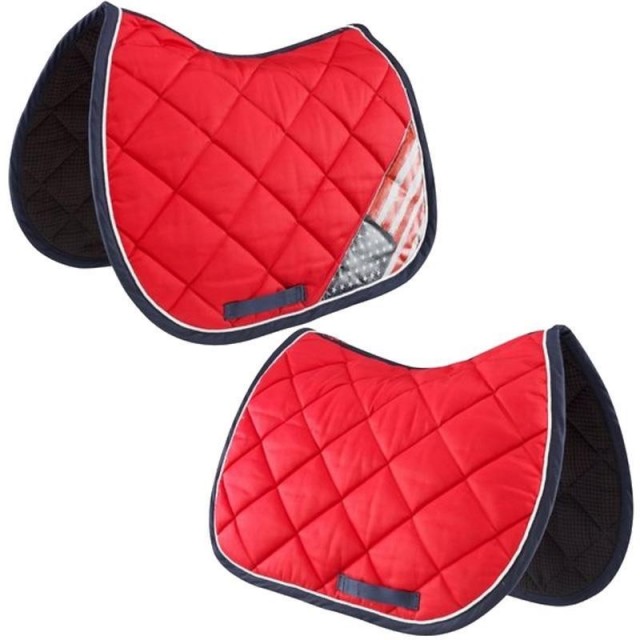 Tapis de selle rouge Fouganza