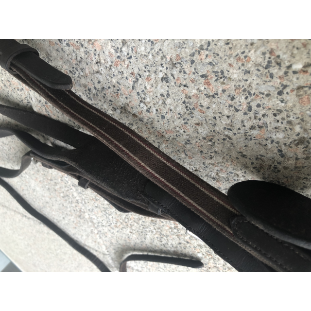 Collier de chasse + martingale Fouganza - Marron