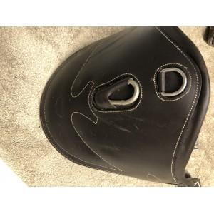 Sangle bavette anatomique cuir 135 cm