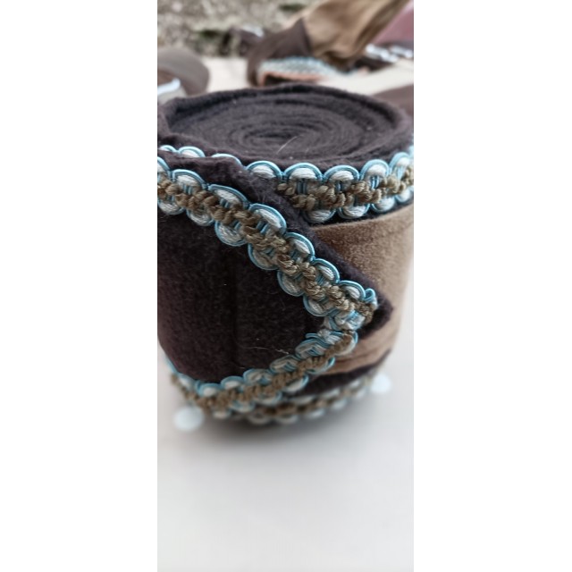 Tapis de longe + bandes polo + bonnet assortis